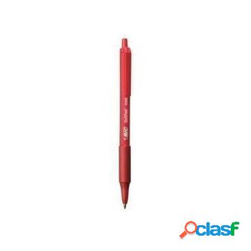 837399 penna a sfera rosso clip-on retractable ballpoint pen