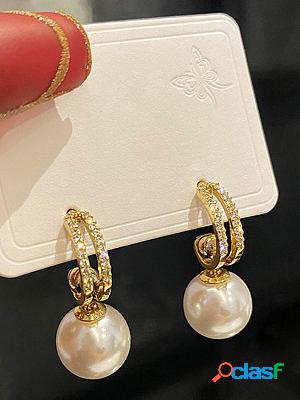 A Multi-wear Temperament Pearl Earrings