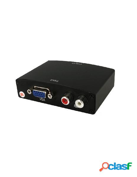 A2zworld - convertitore vga-hdmi da input vga + audio r/l a