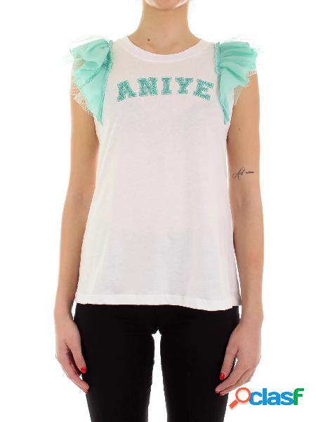 ANIYE BY t-shirt Wings con logo e voilant