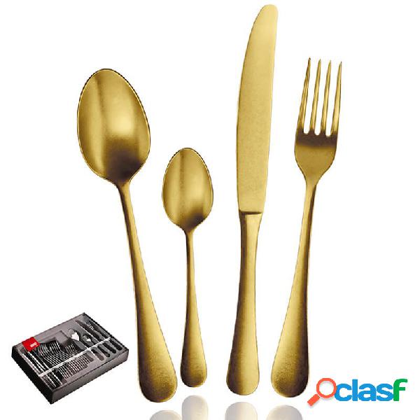 Abert Matisse Gold Vintage Set Posate Set 24 Pezzi in