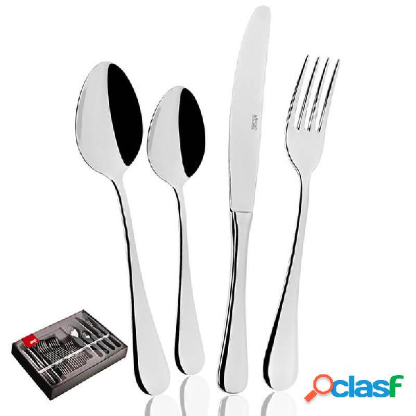 Abert Matisse Set Posate 24 Pezzi in Acciaio Inox Con