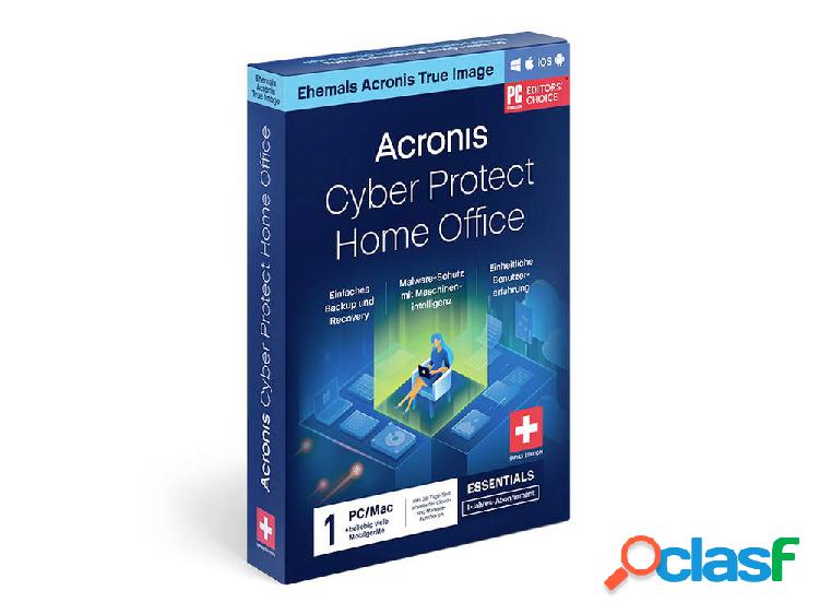 Acronis Cyber Protect Home Office Essentials CH 1 licenza