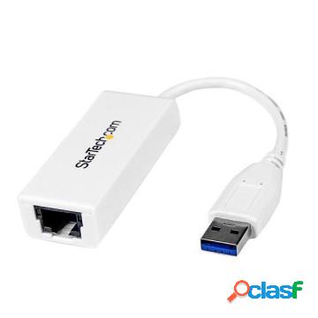 Adattatore di rete nic usb 3.0 a ethernet gigabit - bianco