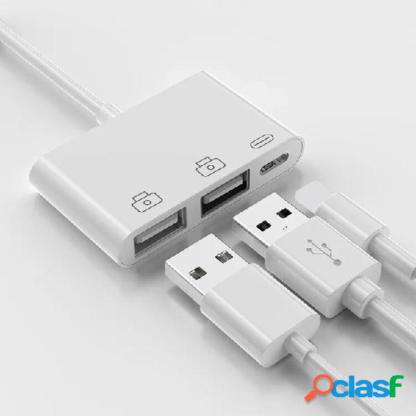 Adattatore per lettore di schede OTG da USB C a USB 3 in 1