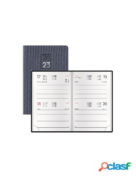 Agenda bigiornaliera 6,5x10 jeans blu