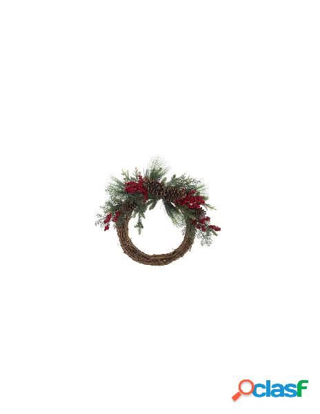 Amicasa - corona natalizia amicasa 071679 con pigne natural