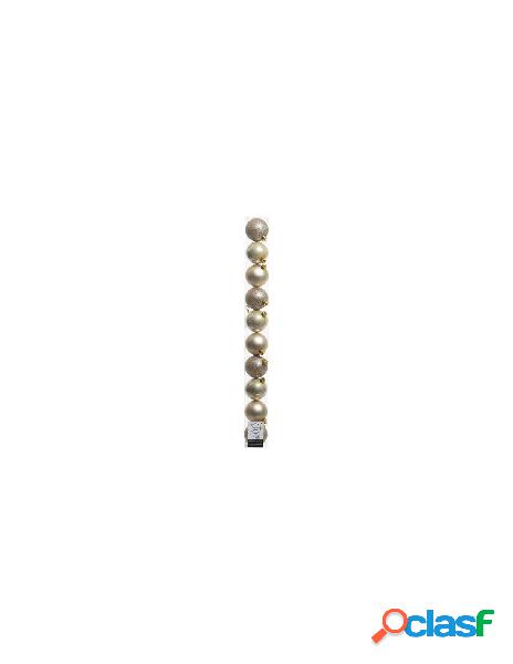 Amicasa - palline albero amicasa 9020176 sfera mix pearl