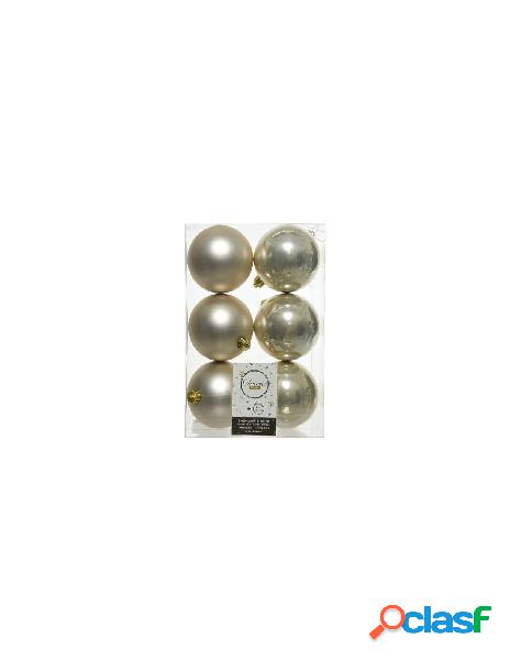 Amicasa - palline albero amicasa 9022065 sfera mix pearl