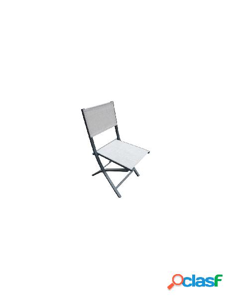 Amicasa - sedia da esterno amicasa ls tc511a canosa grigio