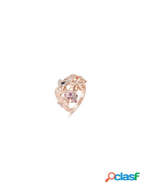 Anello ROSATO STORIE in argento - RZGA34C Mis. 16 Rose Gold