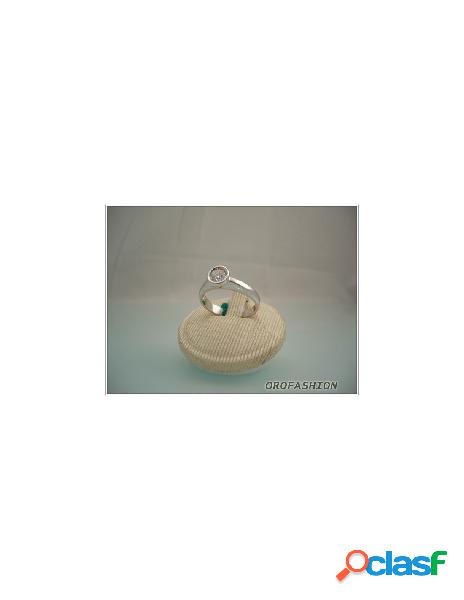 Anello oro bianco con diamante solitario - Valore 1550