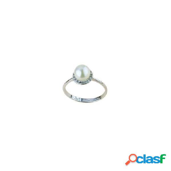 Anello solitario con perla (mod. A2442B) 16