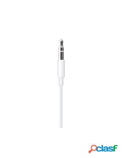Apple - apple cable audio lightning to 3.5mm white mxk22zm/a