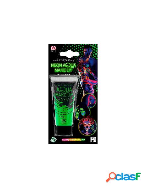 Aqua make-up verde fluorescente in tubo 30 ml