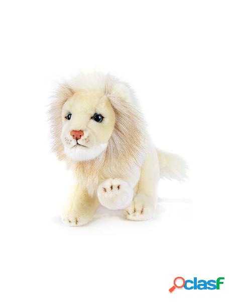Asly white lion blue eyes 21 cm.