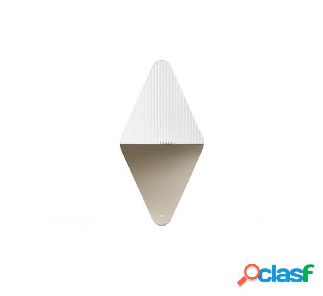 Atipico Obei Obei Specchio a forma di rombo - Bianco/Bronzo
