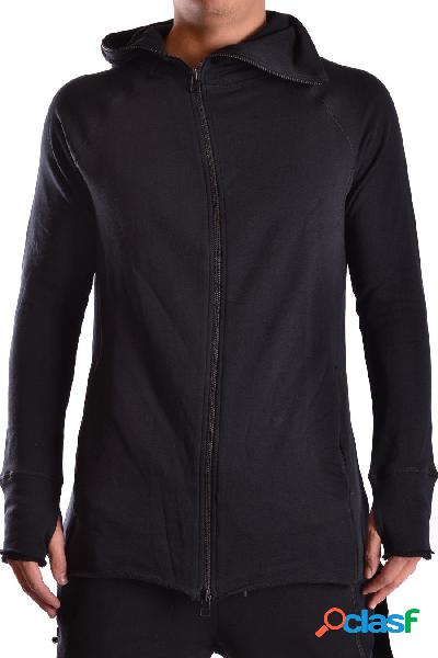 BARBARA I GONGINI FELPA UOMO 521742BLACK COTONE NERO