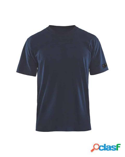 BLAKLÄDER - T-shirt ignifuga, blu marino, Taglia unisex: