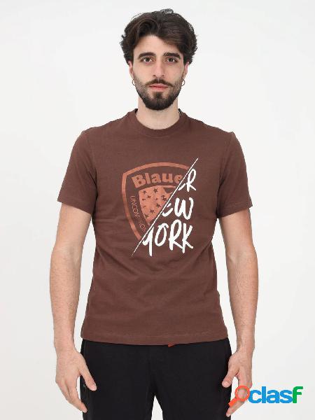 BLAUER T-shirt a maniche corte color Caffè