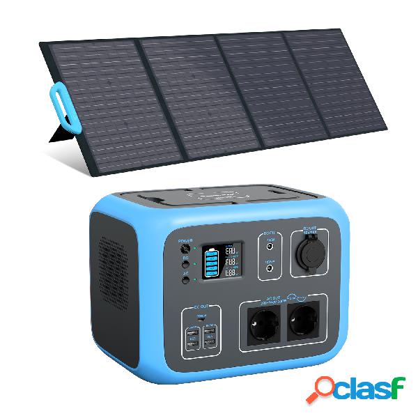 BLUETTI AC50S + PV120 Kit Generatore Solare, Blu