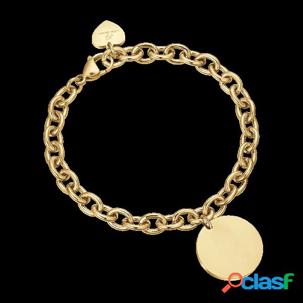 BRACCIALE DONNA PERSONALIZZATO IN ACCIAIO, Argento