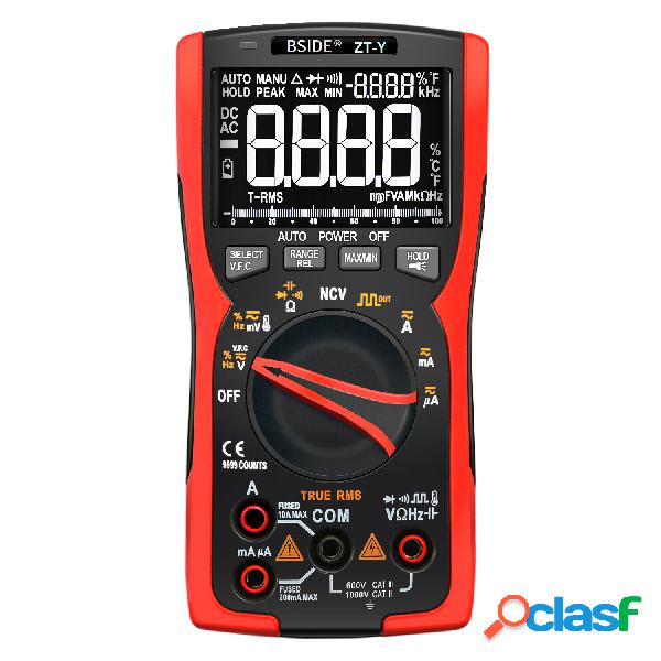 BSIDE ZT-Y EBTN LCD Multimetri 3Line Display 9999 Conta TRMS