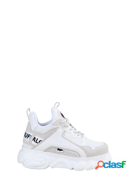 BUFFALO Sneakers CLD CHAI in suede e mesh Bianco