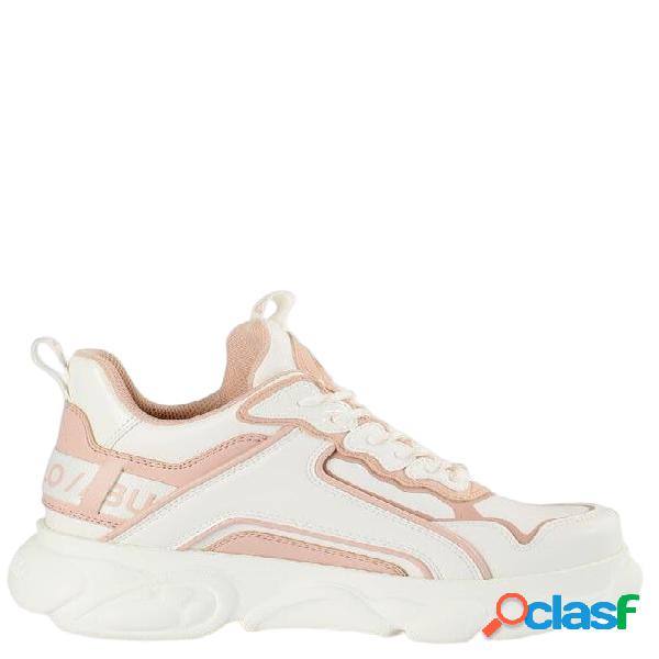 BUFFALO Sneakers CLD Chai Bianco/Rosa