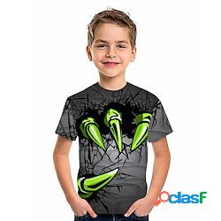 Bambino Da ragazzo maglietta 3D Print Esterno Stampa 3D