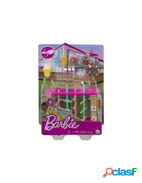 Barbie mini playset con cuccioli ass.to