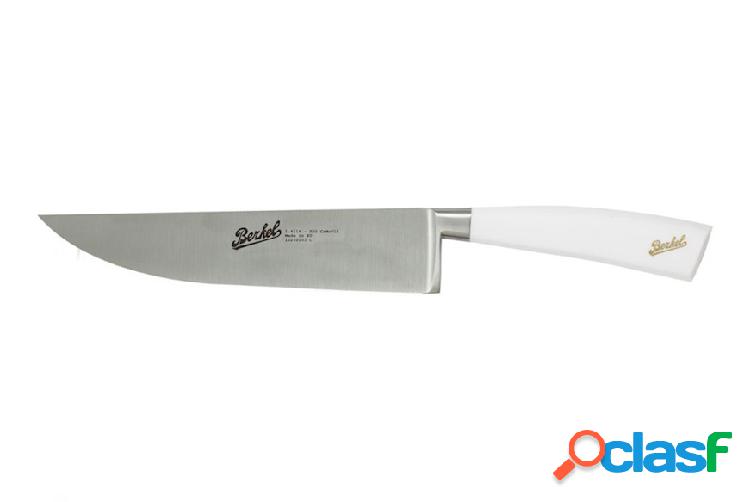 Berkel Coltello cucina Elegance acciaio con manico bianco