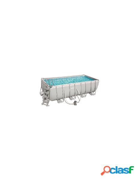 Bestway - piscina bestway 56670 power steel rettangolare con