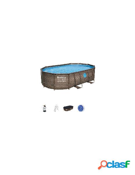 Bestway - piscina bestway 56946 power steel ovale swim vista