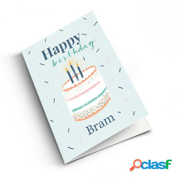 Biglietto d&apos;auguri personalizzato - M - Verticale