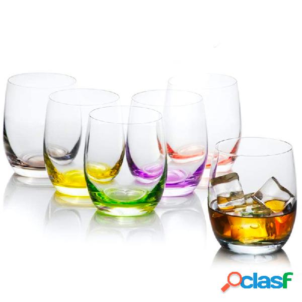 Bohemia Rainbow DOF Bicchiere in Cristallo colorato Set 6
