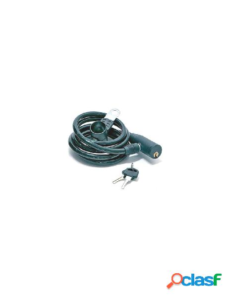 Bonin - lucchetto bici bonin ill500 spirale con chiave nero