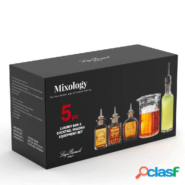 Bormioli Luigi Mixology Barware & Cocktail Set 5 Pz Gift Box