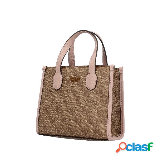 Borsa a mano Guess latte logo/rosewood HWSN86 65770