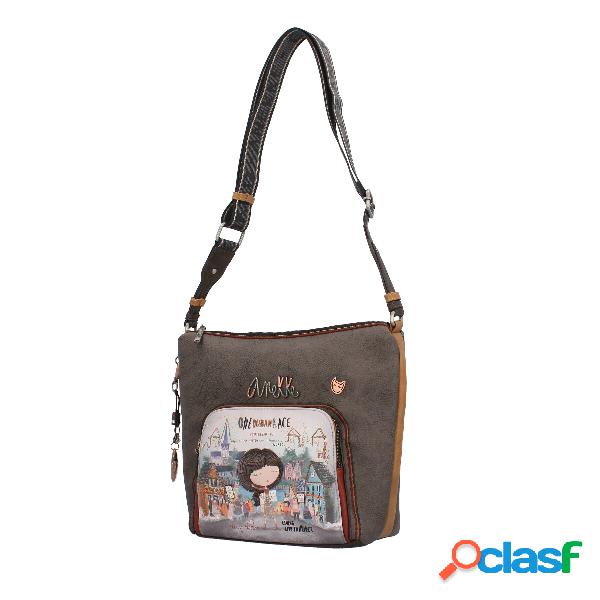 Borsa a tracolla Anekke marrone 35803-248