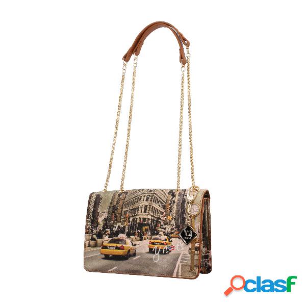 Borsa a tracolla Y not? nyc multicolore YES-471