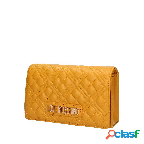 Borsa a tracolla mostarda love moschino JC4079PP0DLA