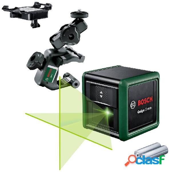 Bosch Home and Garden Quigo Green II Laser a croce Raggio di