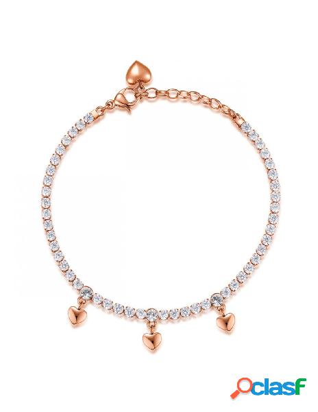 Bracciale BROSWAY donna DESIDERI amore fedeltà BEI025 rose