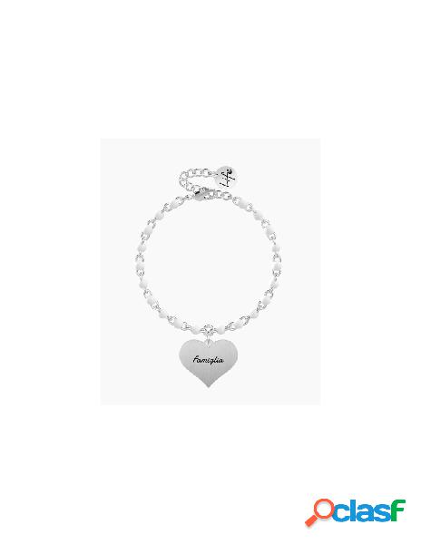 Bracciale KIDULT FAMILY in acciaio 316L - 731839 CUORE