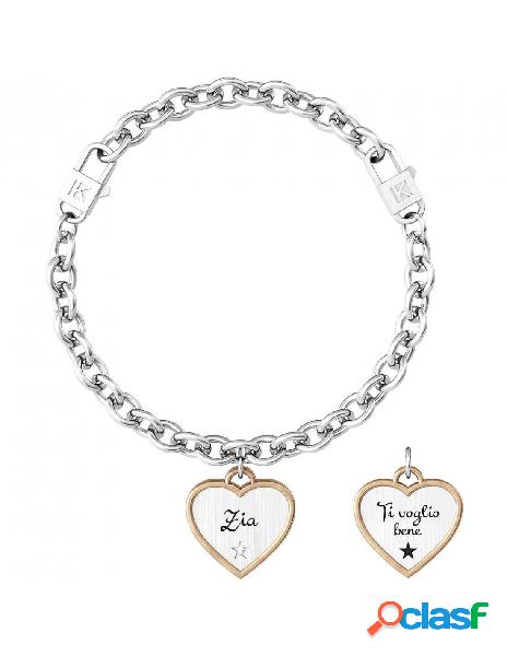 Bracciale KIDULT FAMILY in acciaio 316L 732023 ZIA