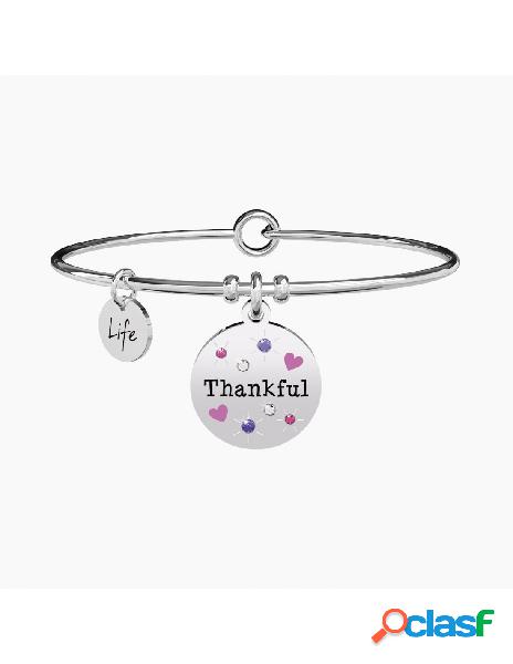 Bracciale KIDULT LOVE in acciaio 316L - 731892 Thankful