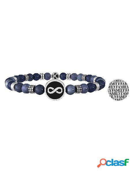 Bracciale KIDULT UOMO FAMILY in acciaio 316L 732069 INFINITO