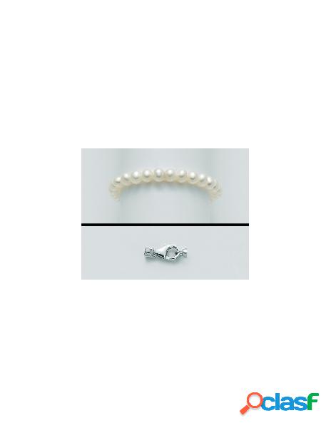 Bracciale MILUNA di perle e oro bianco 18kt PBR1673V