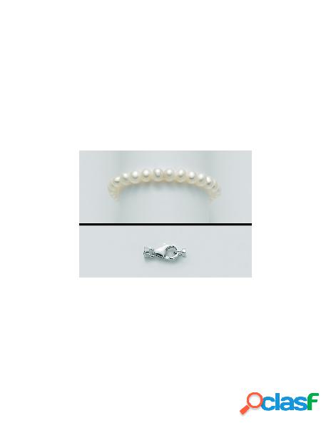 Bracciale MILUNA di perle e oro bianco 18kt PBR1675V